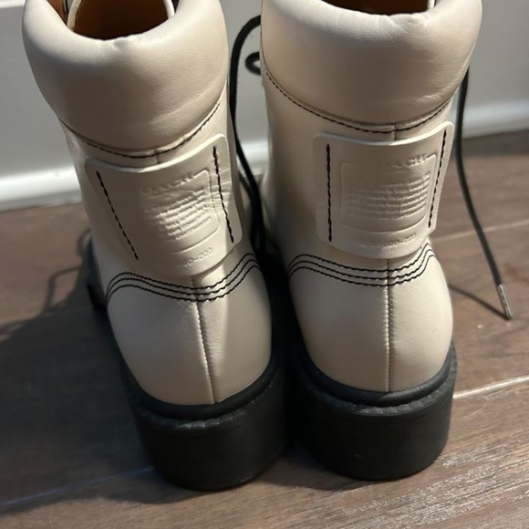 COACH Women's Lorimer Combat Boots - Picture 8 of 10